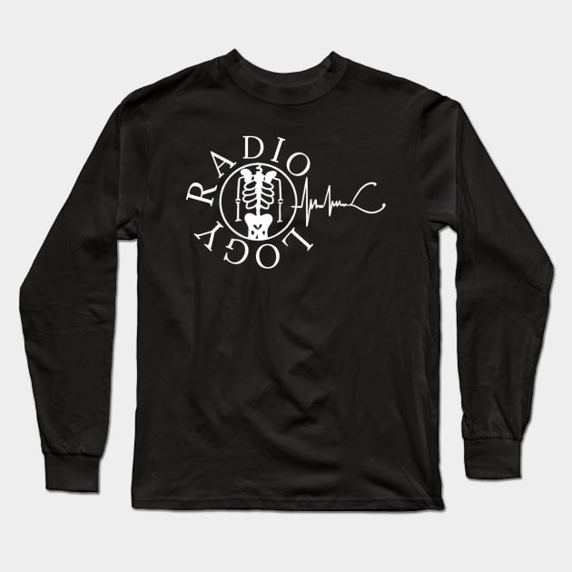 Radiology art illustration for radiologists Long Sleeve T-Shirt by Mermaidssparkle